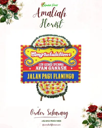 Bunga Papan Congratulation di Leuwinutug